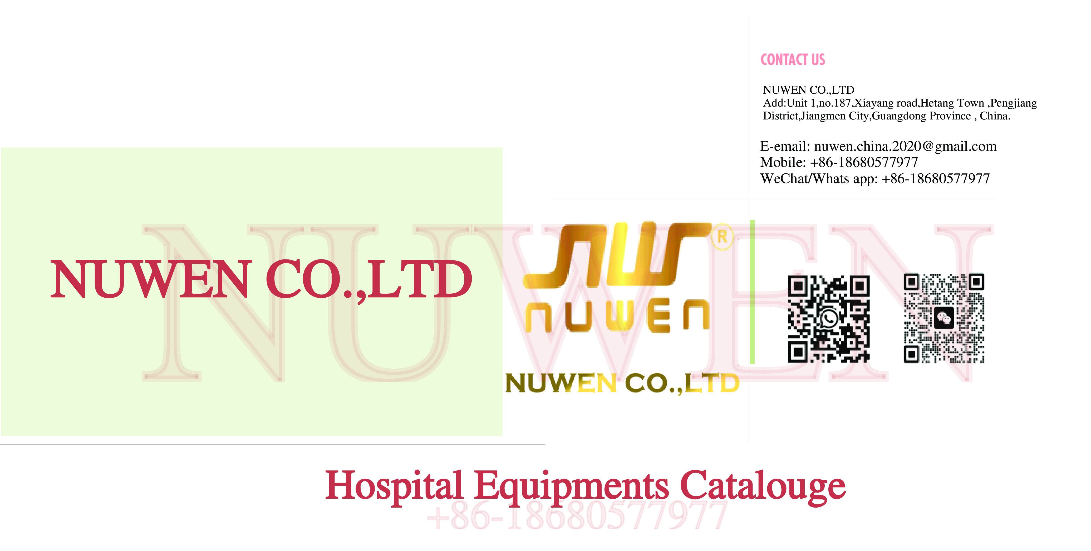 Nuwen Hospital Products -- PDF