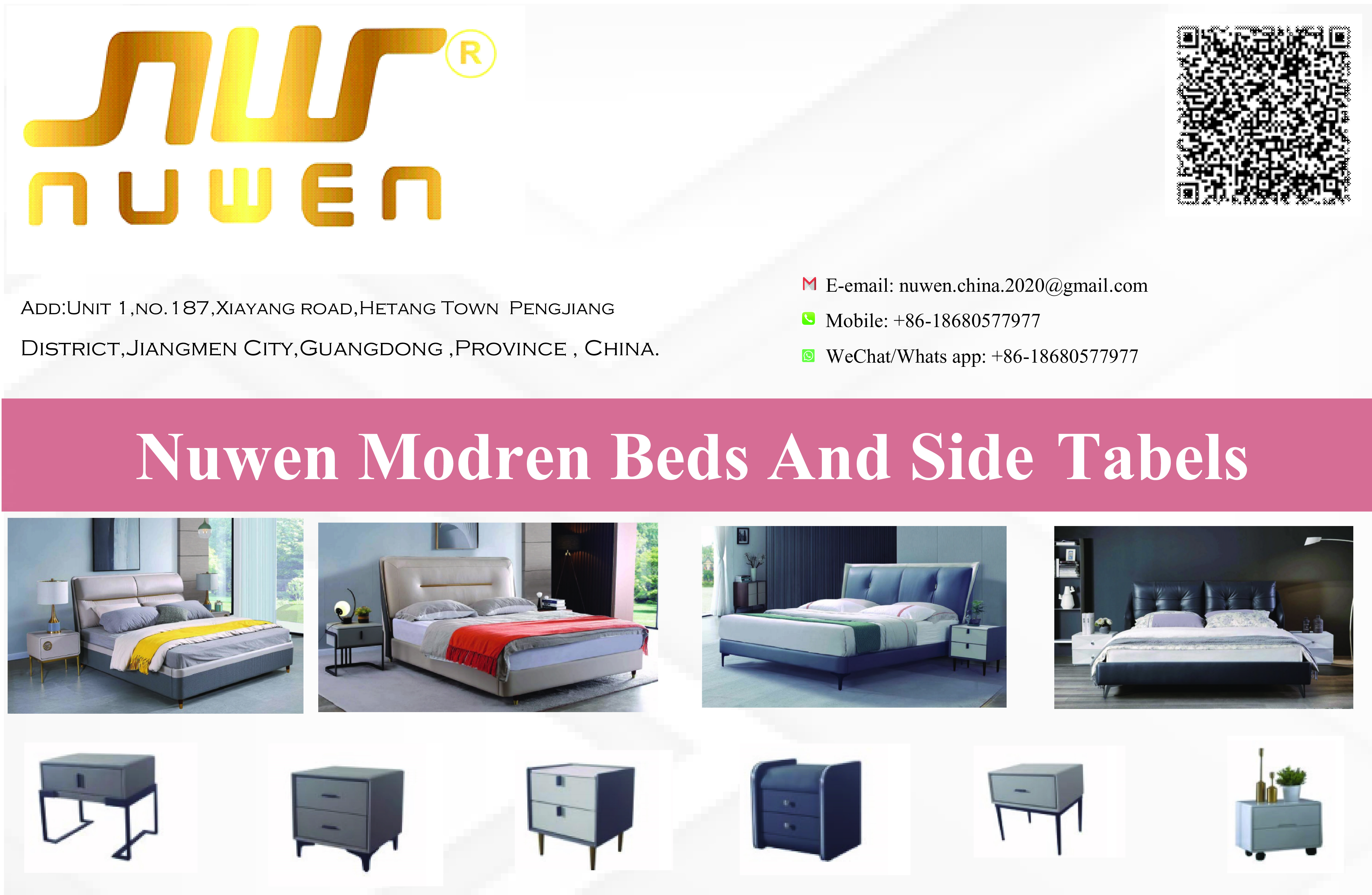 Nuwen Modren Beds & Side Tabels -- PDF