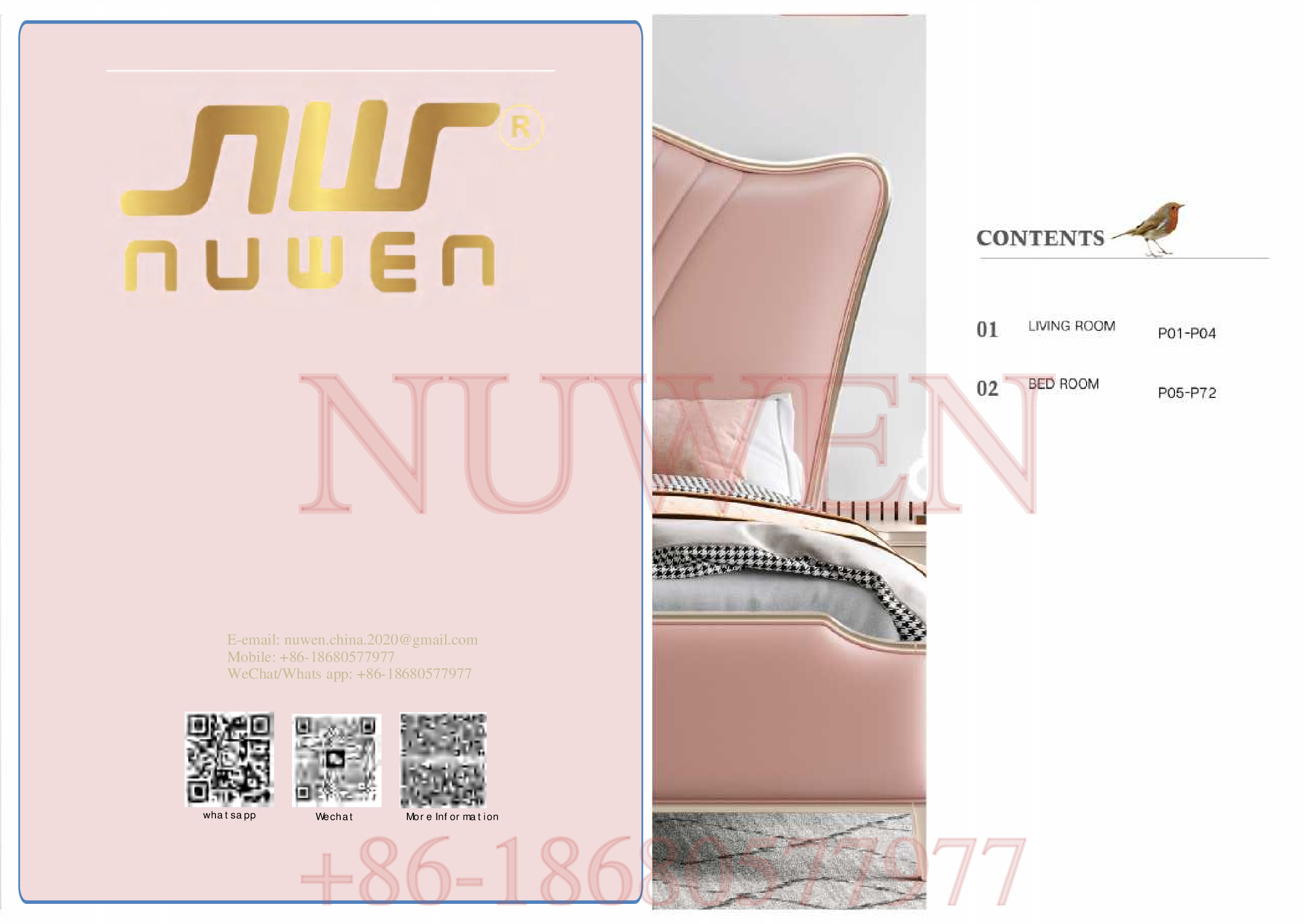 Nuwen Modren Beds & Side Tabels -- PDF