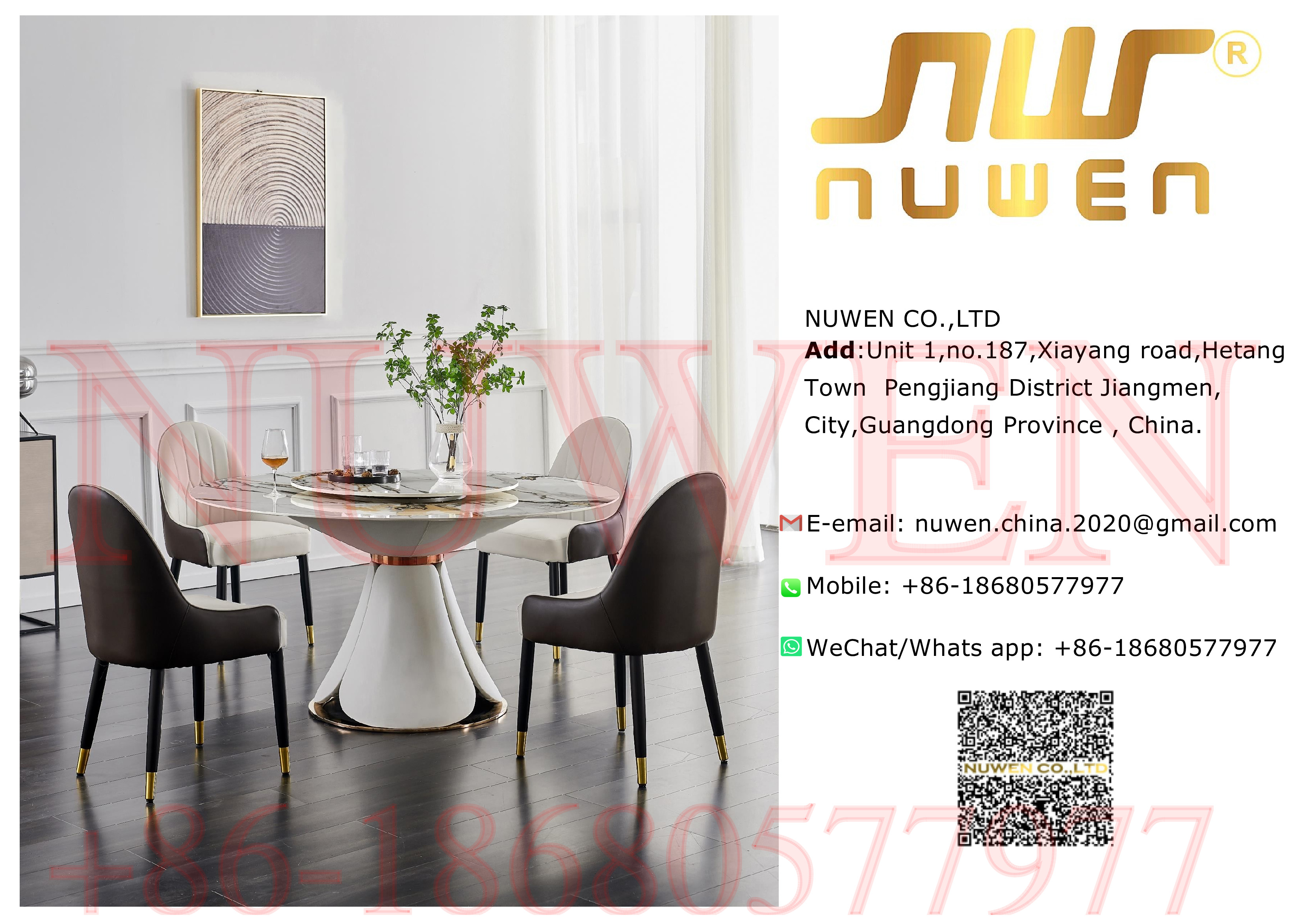 Nuwen Dinning Tables,Chairs,Center Table Ect -- PDF