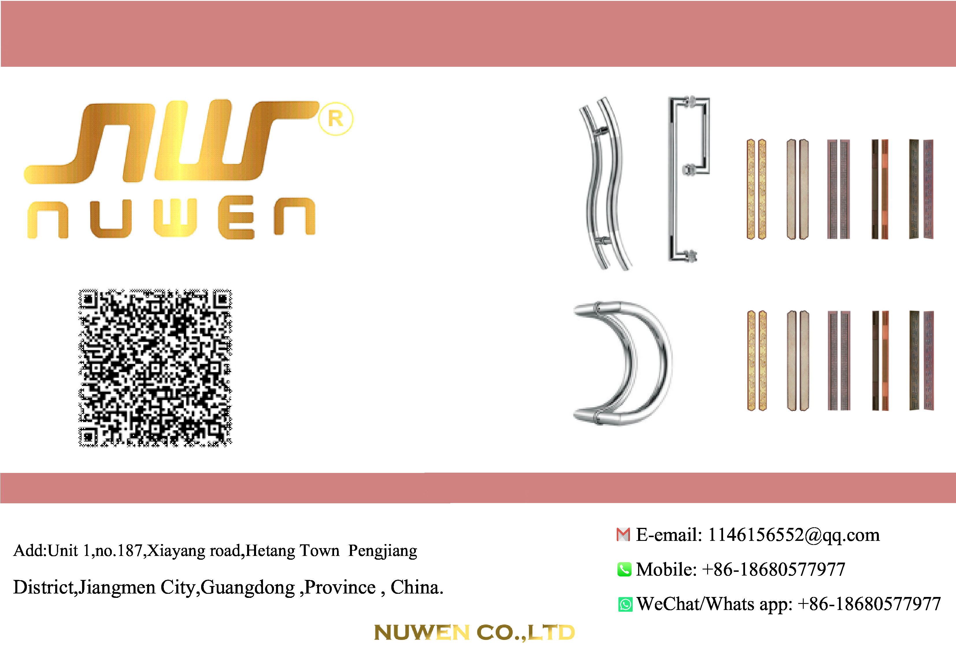 Nuwen Glass Door Accesories -- PDF