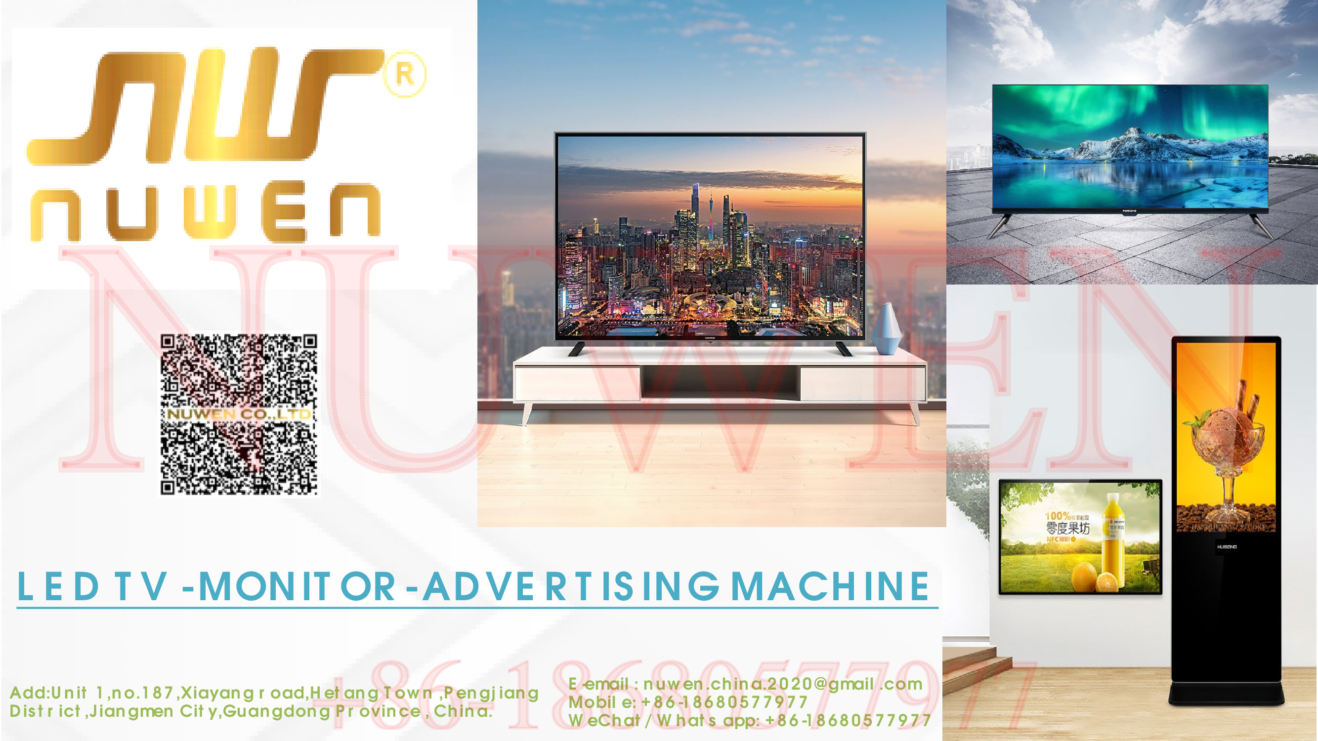 Nuwen Led Tv ,Monitors ,Advertising Machine Display -- PDF