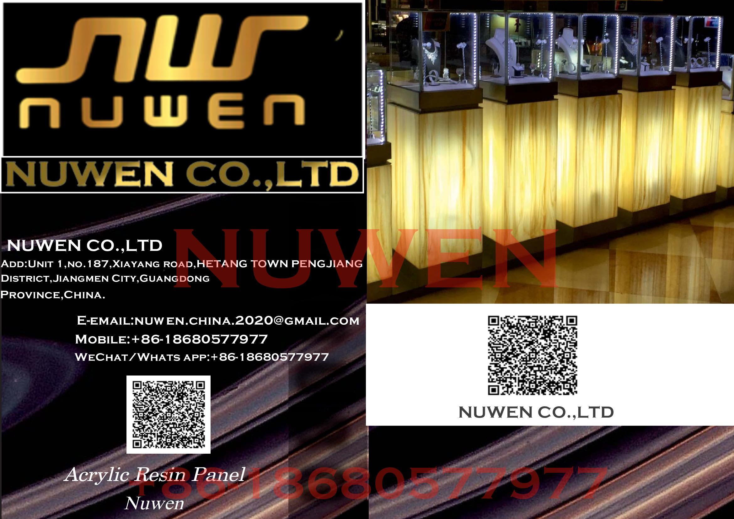 Nuwen Luxury Acrylic Resin Panels -- PDF