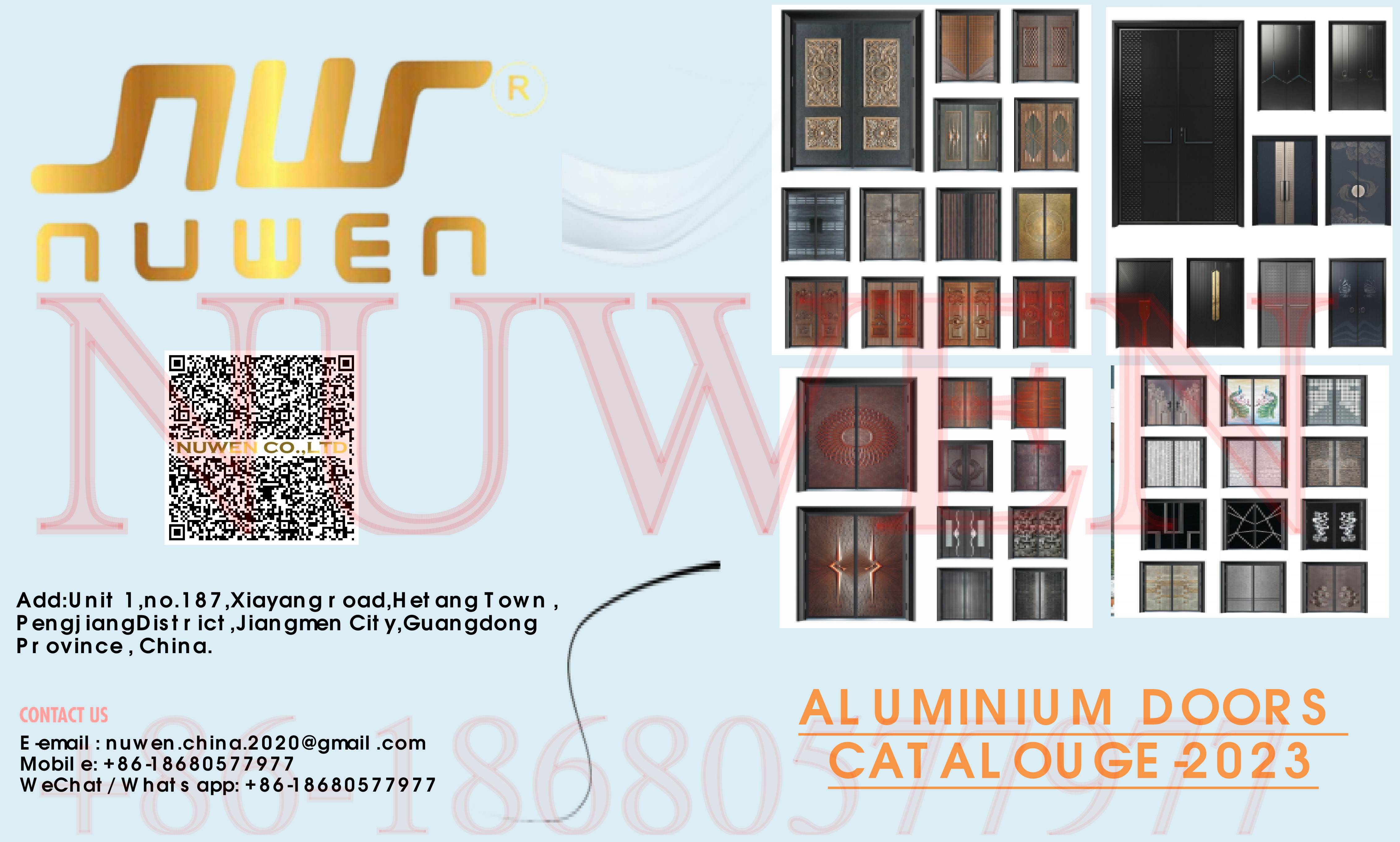 Nuwen Main Entrance Doors | Carved | Stylish | Luxury -- PDF