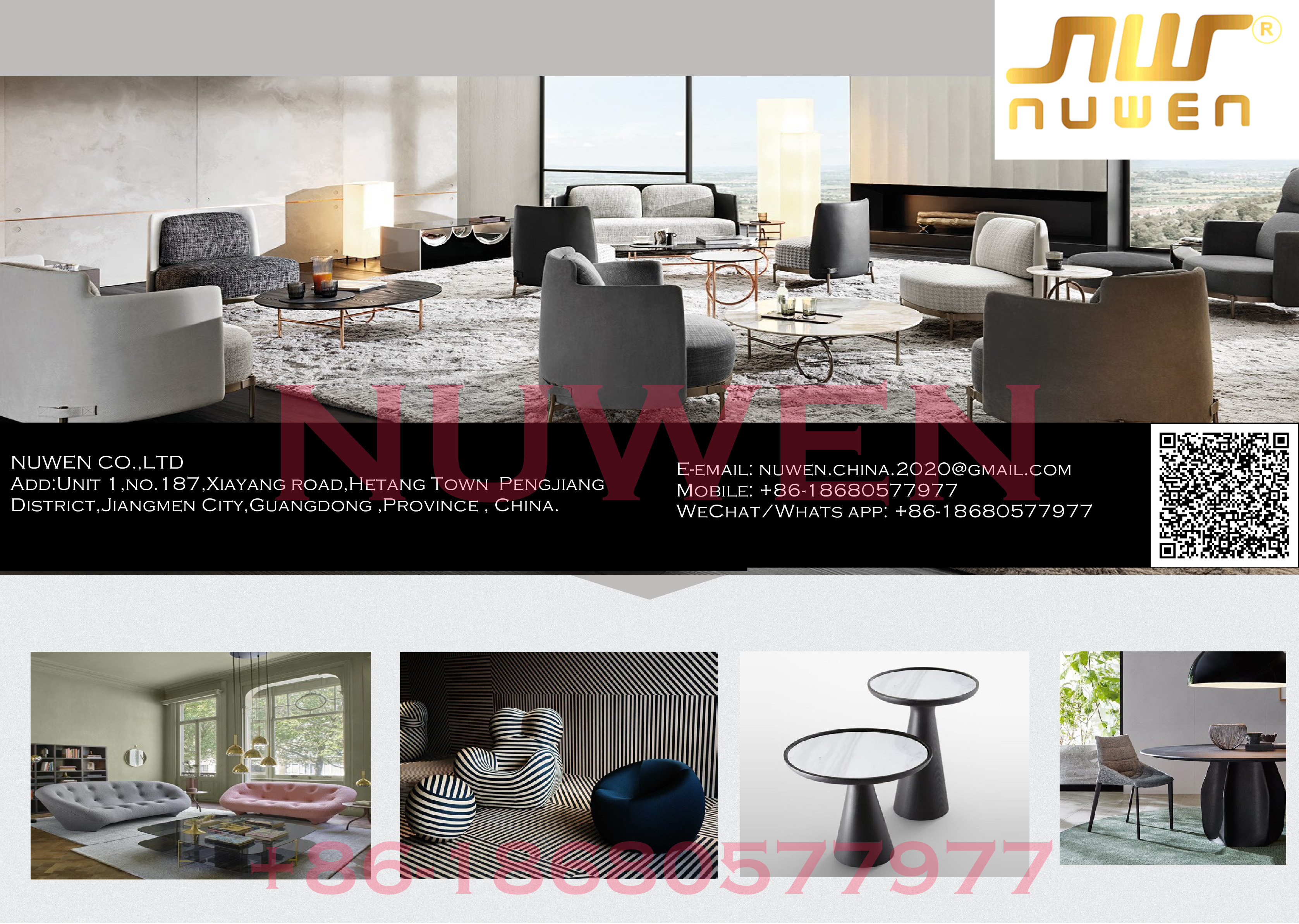 Nuwen Brand New Sofa & Center Tables -- PDF