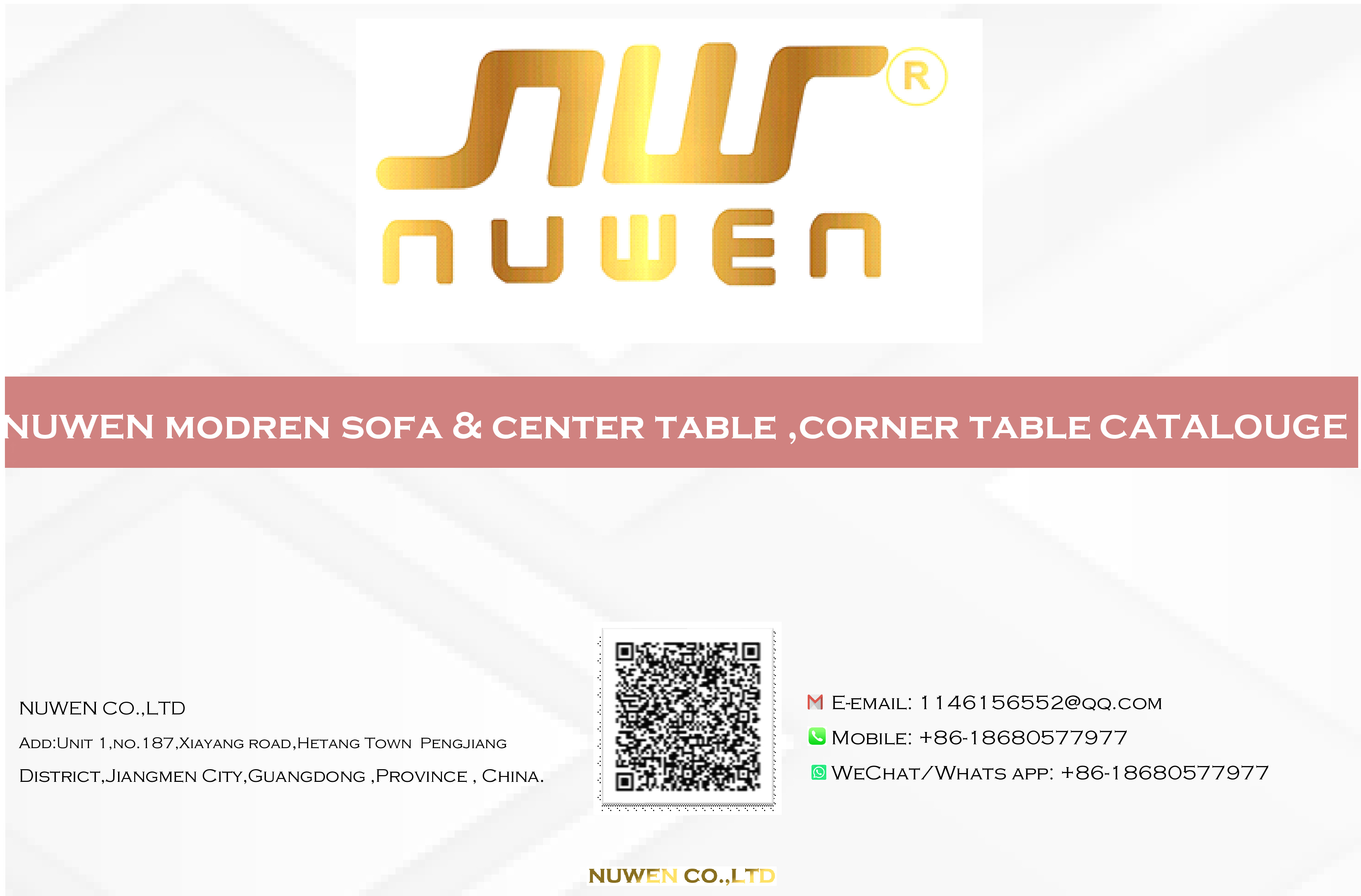 Nuwen Brand New Sofa & Center Tables -- PDF