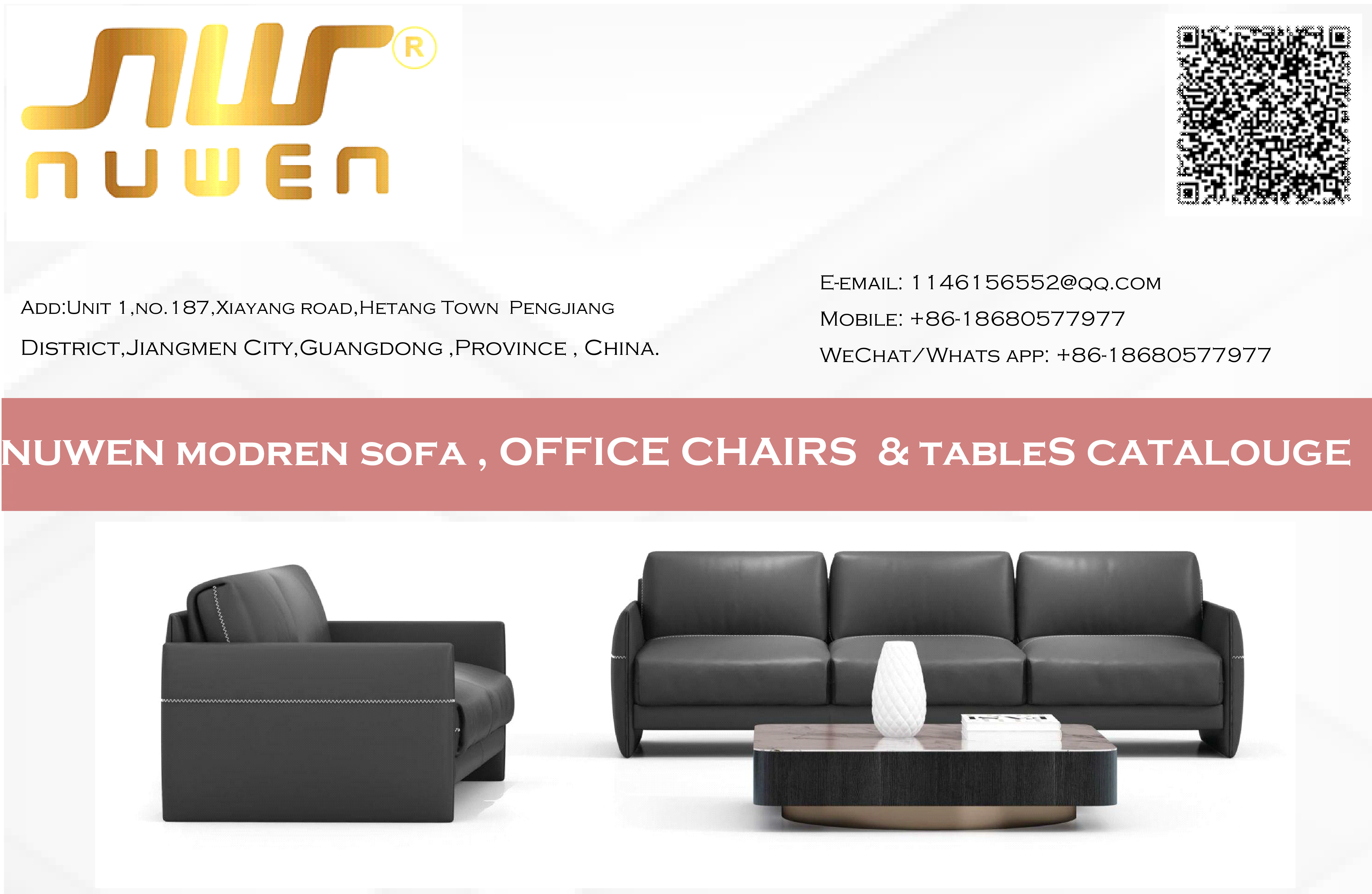 Nuwen Brand New Sofa & Center Tables -- PDF
