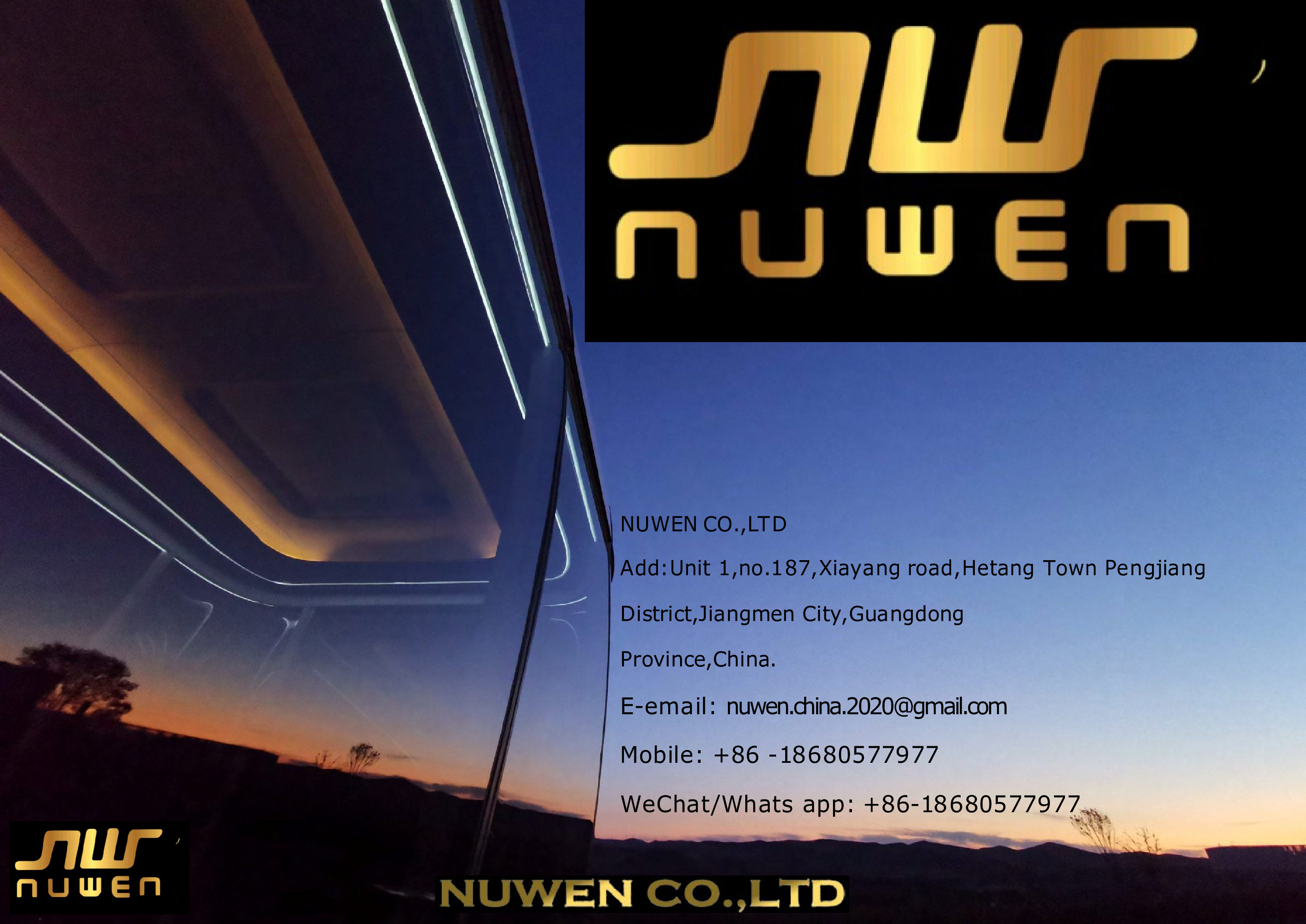 Nuwen Portable Homes and Tent Catalouges -- PDF