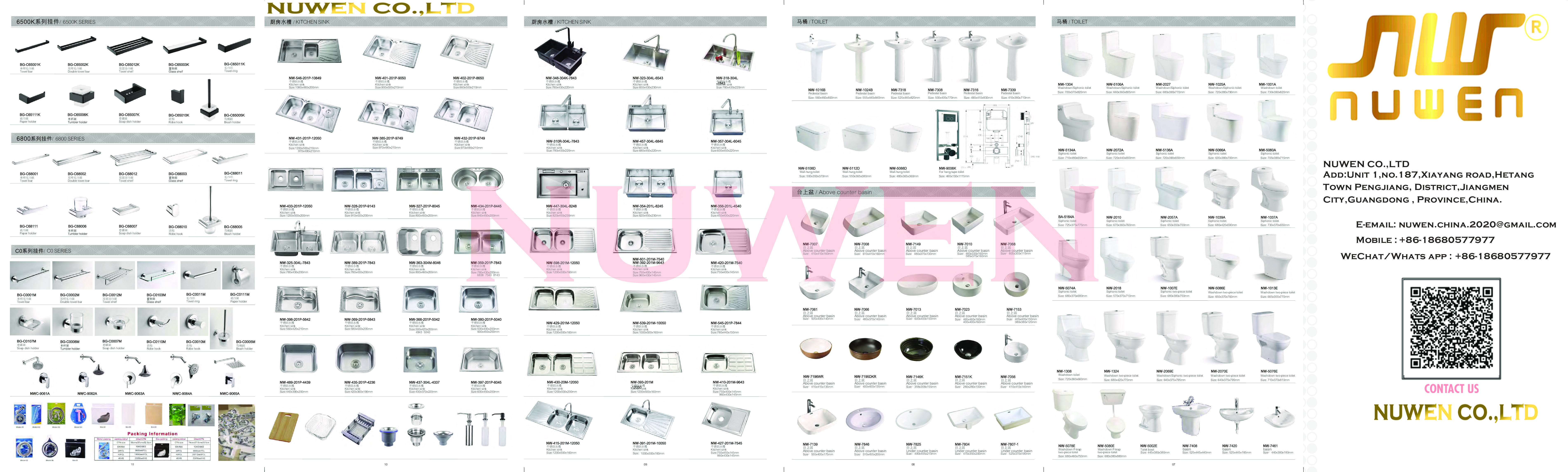 Nuwen Sanitary Products | Shower | Tap | Bathroom Fittings -- PDF