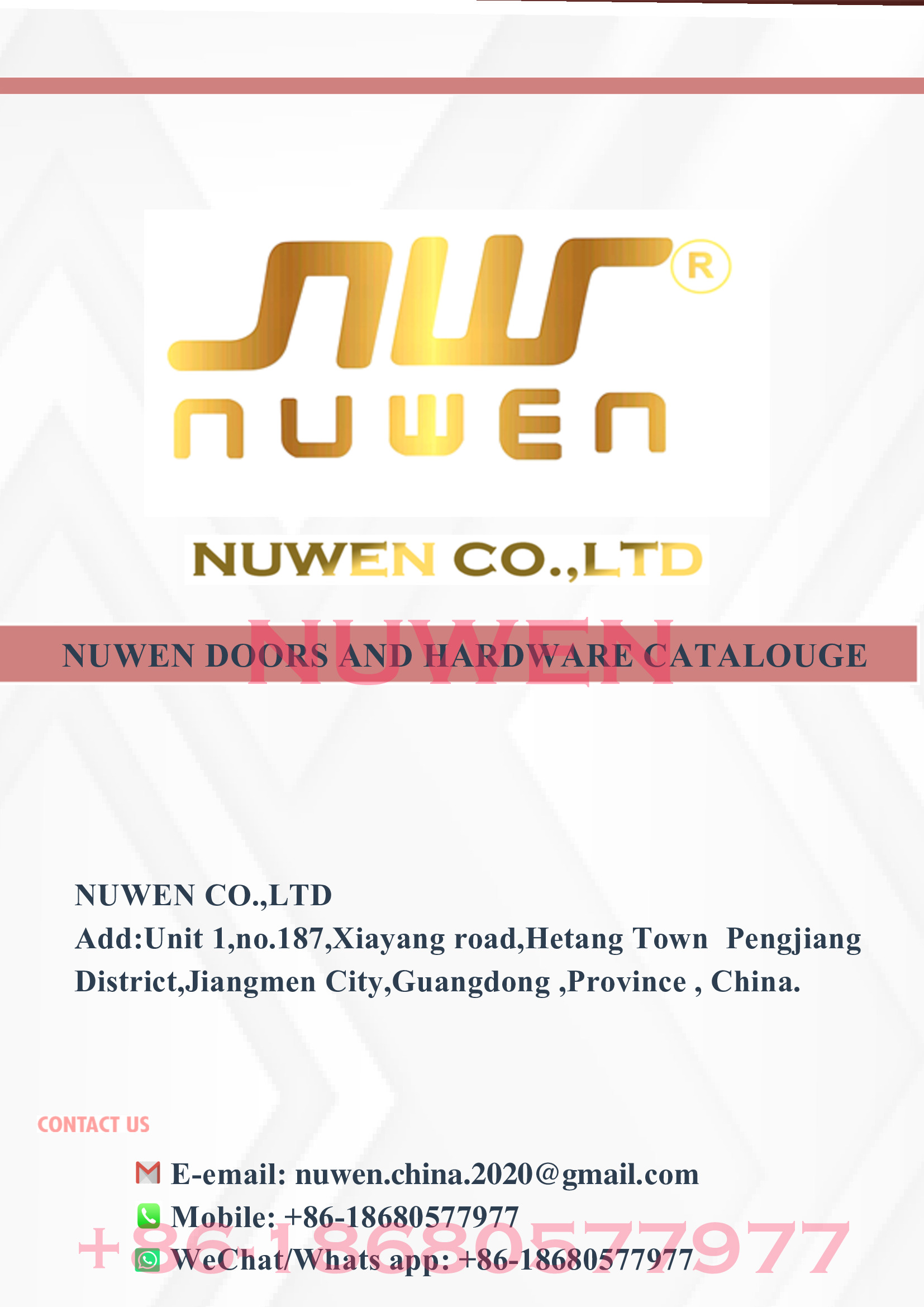 Nuwen Solid Wooden Doors  -- PDF