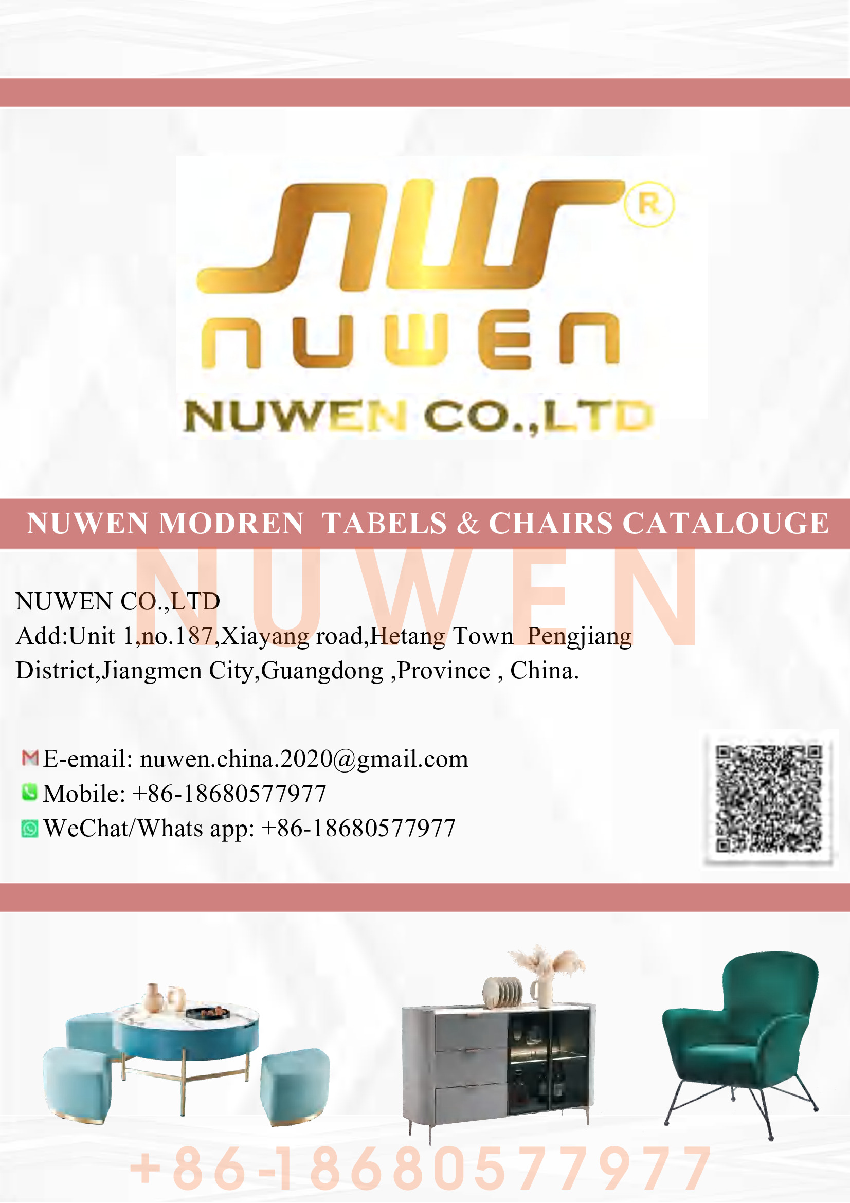 Nuwen Brand New Chairs,Coffee Table,Center Table,Colsole Table,Dinning Chairs, -- PDF