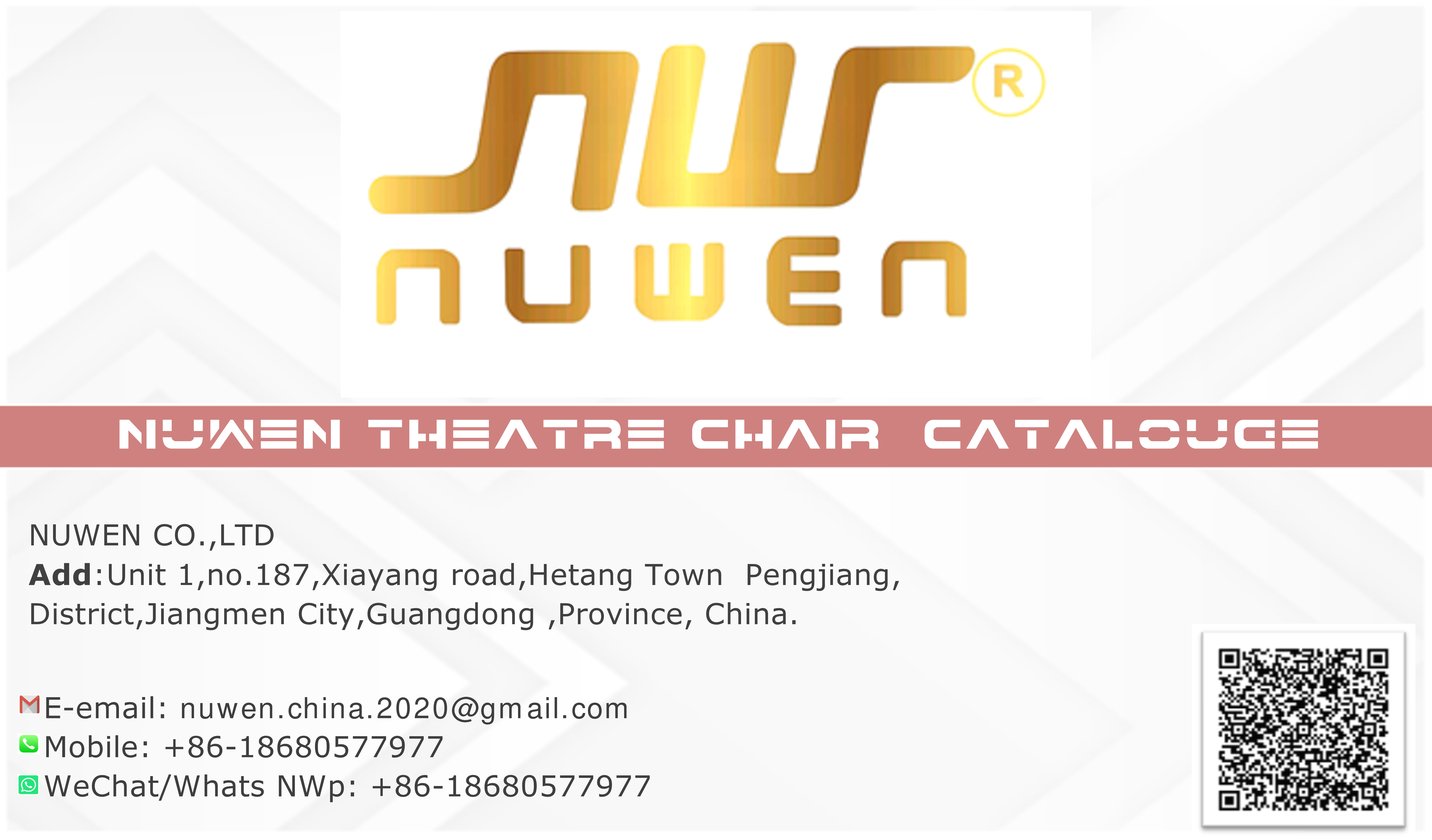 Nuwen Theatre Chairs,Foldable Stadium Chairs,Conference Hall Chairs -- PDF