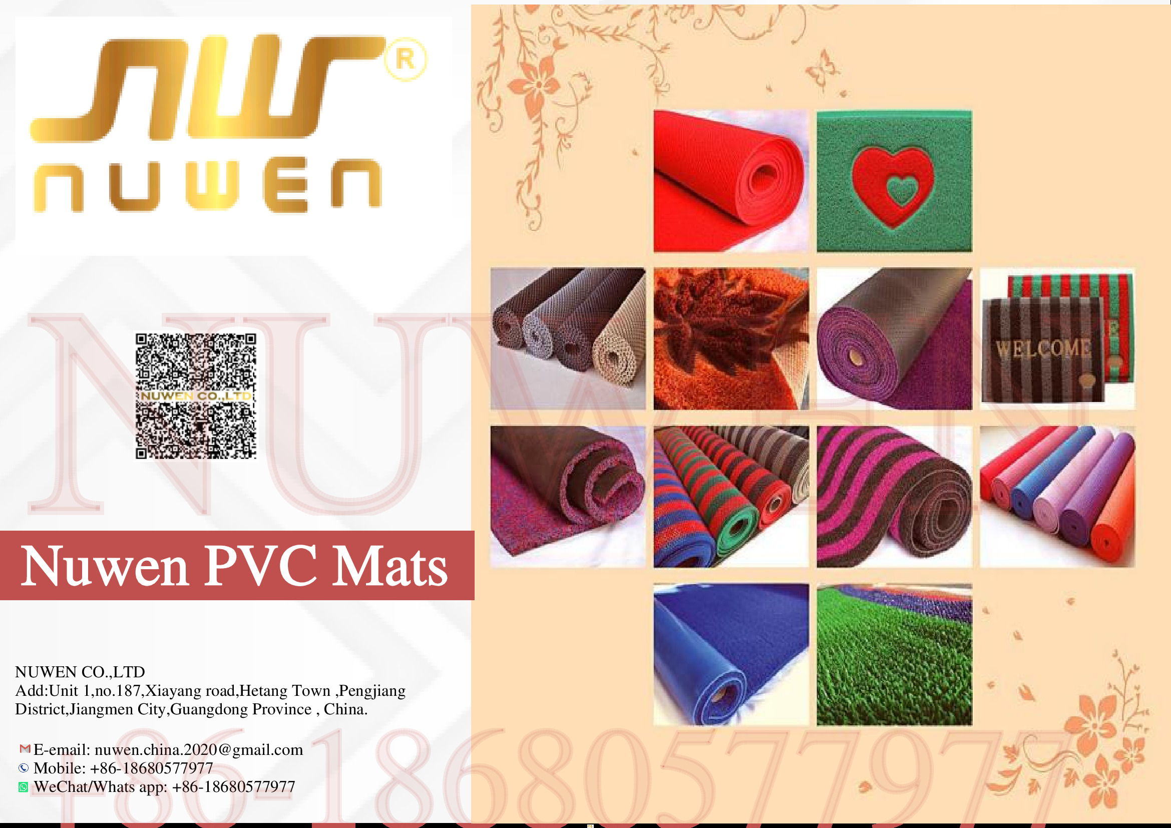Nuwen PVC Flooring and Mats -- PDF