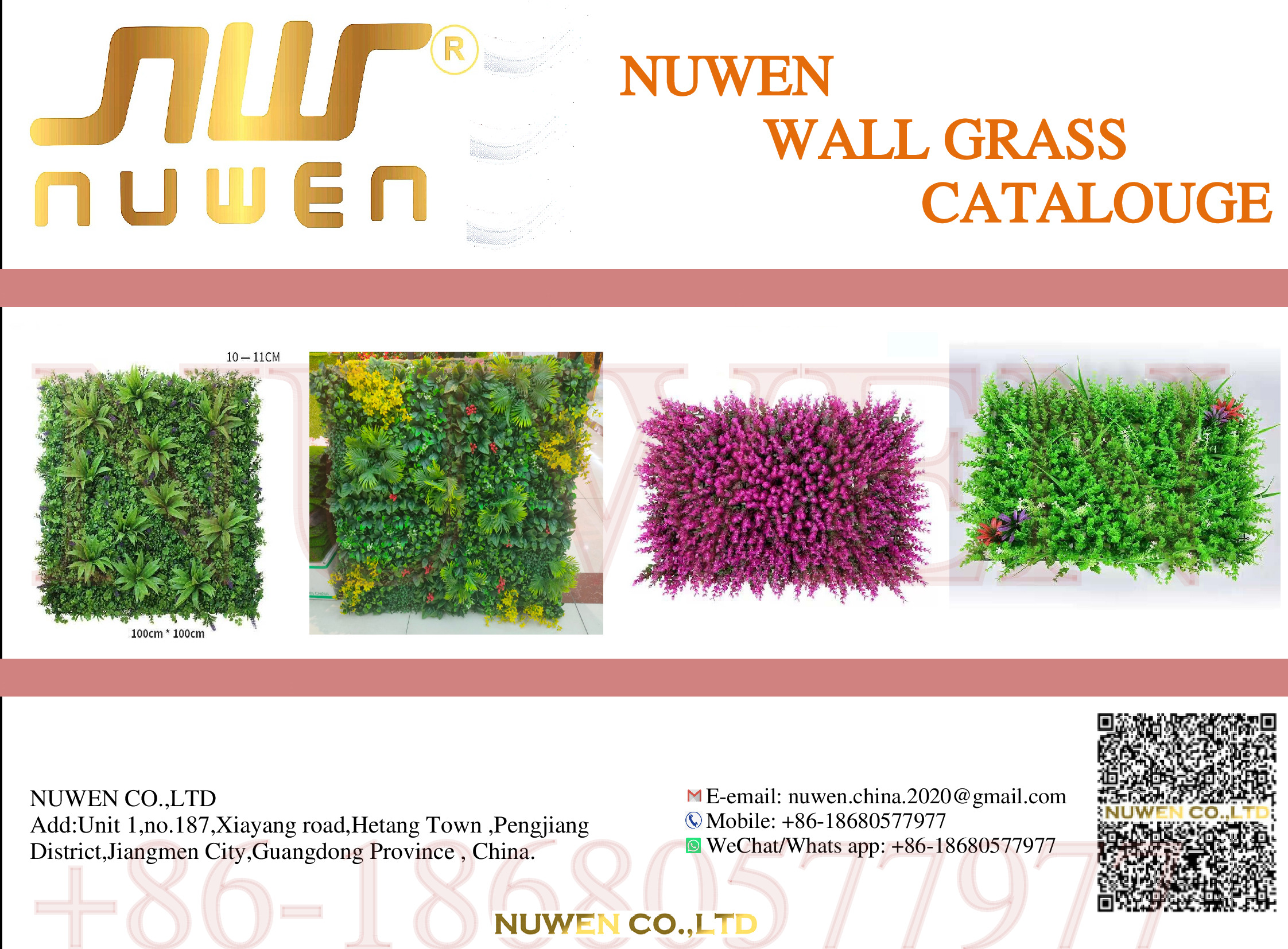 Nuwen Wall Grass Designs Decore -- PDF