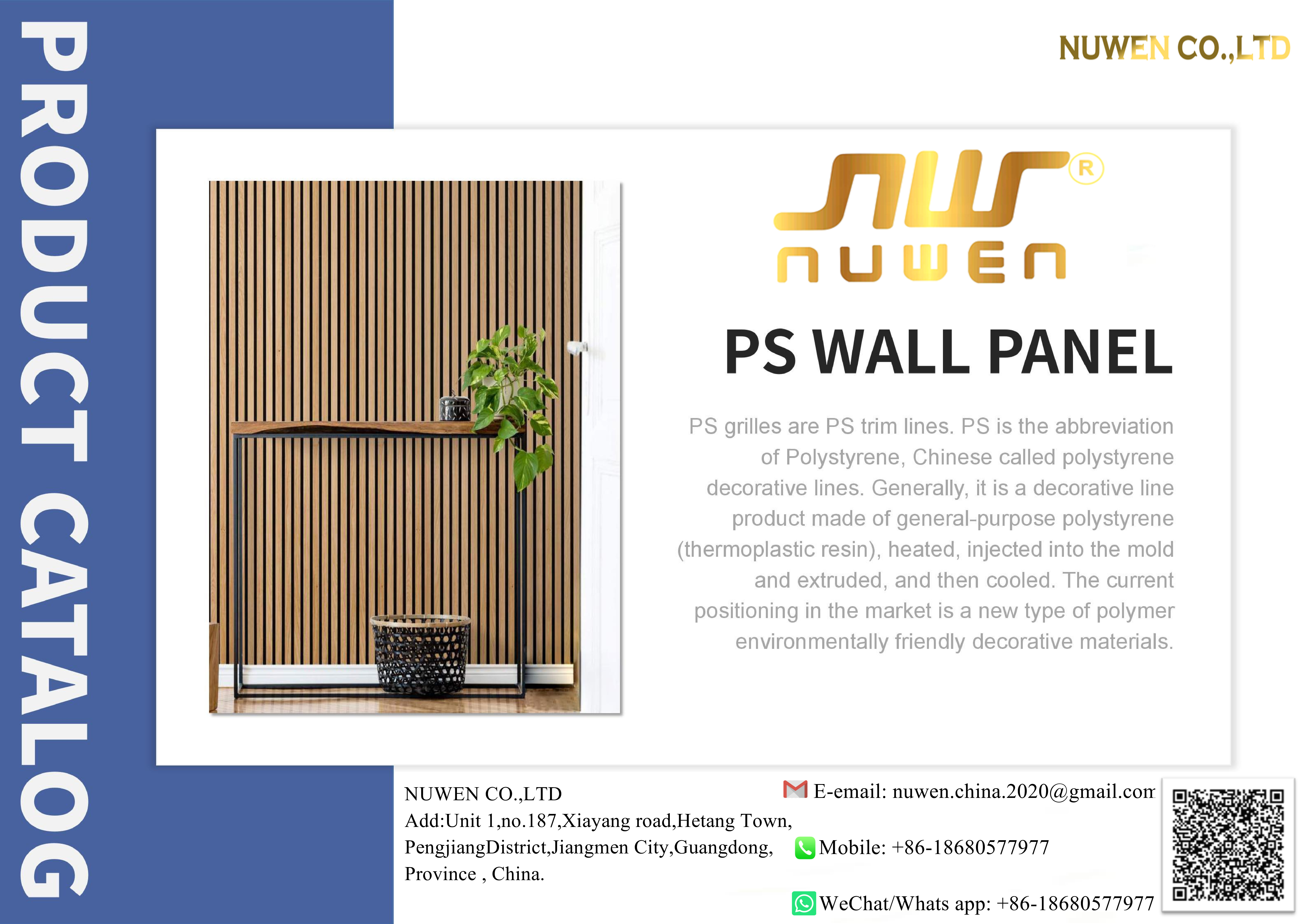 Nuwen Wall Panels Decore | Charcol | WPC | PVC| PS -- PDF