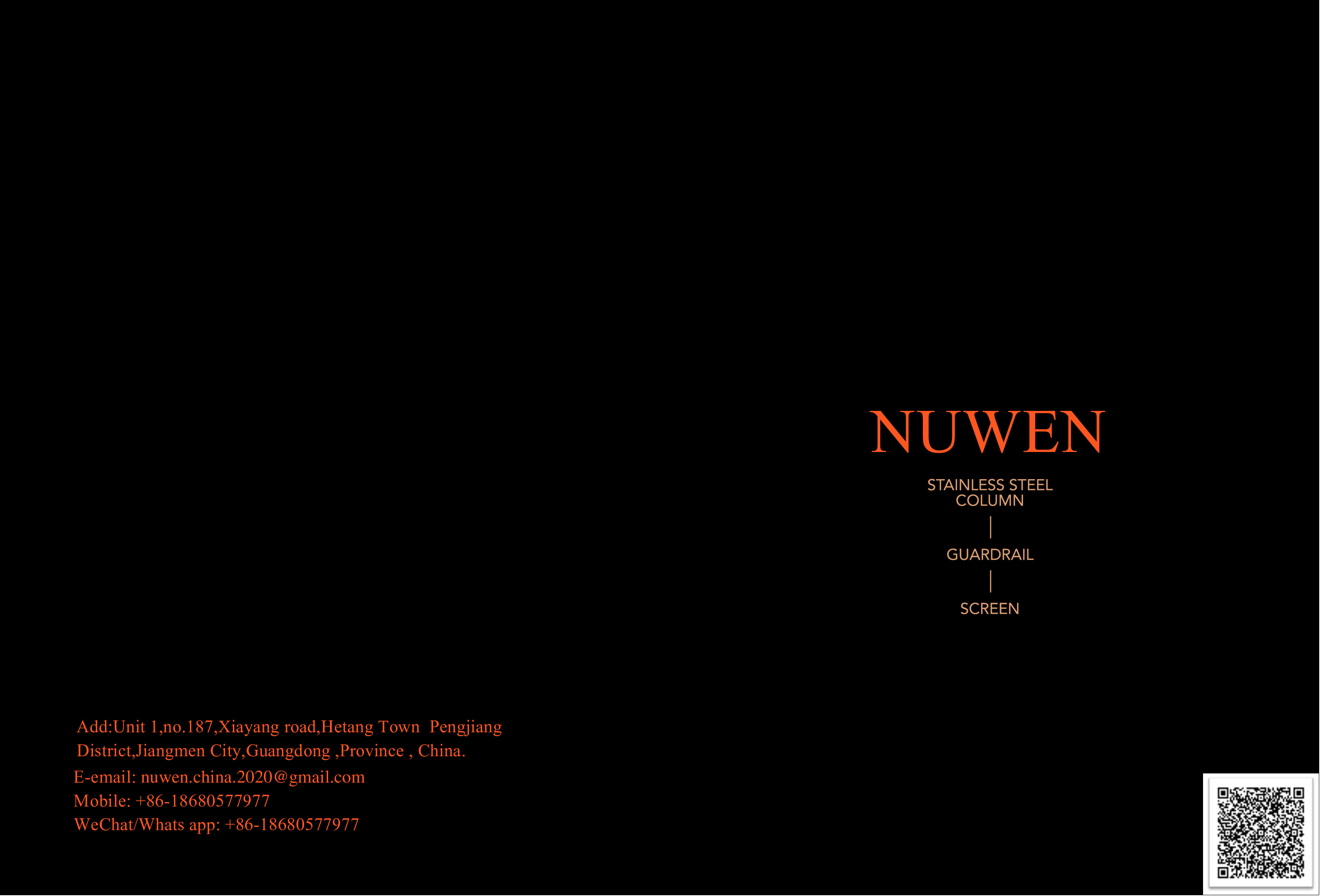 Nuwen Stainless Steel Railing,Partition | Acrylic Railing Catalouges -- PDF