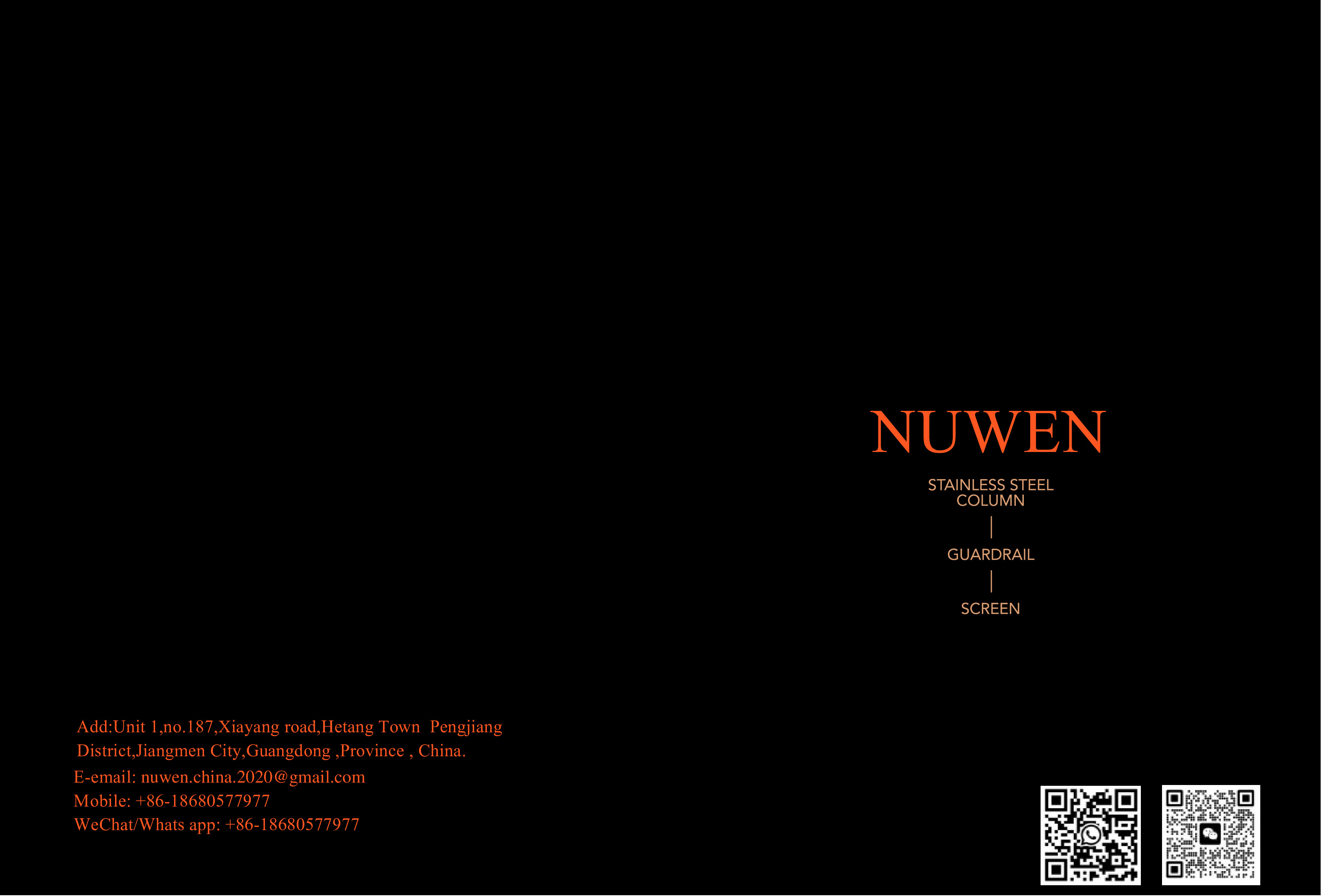 Nuwen Stainless Steel Railing,Partition | Acrylic Railing Catalouges -- PDF